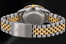 Afbeelding in Gallery-weergave laden, Rolex Datejust 16013 36mm Champagne Diamanten Wijzerplaat Tweekleurig Horloge
