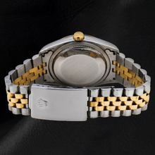 Afbeelding in Gallery-weergave laden, Rolex Datejust 16013 36mm Ivoor Jubileum Diamanten Wijzerplaat Tweekleurig Horloge
