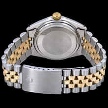 Afbeelding in Gallery-weergave laden, Rolex Datejust 16013 36 mm Rode Diamanten Wijzerplaat Jubilee-armband Tweekleurig Horloge
