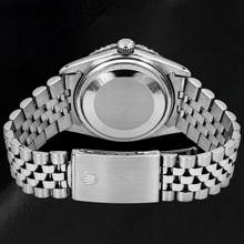 Afbeelding in Gallery-weergave laden, Rolex Datejust 16014 36mm Gepaveerde Diamanten Romeinse Wijzerplaat Roestvrij Staal
