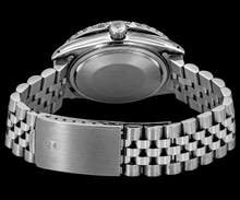 Afbeelding in Gallery-weergave laden, Rolex Datejust 16030 36mm Blauwe Romeinse Diamanten Wijzerplaat Roestvrij Staal Horloge
