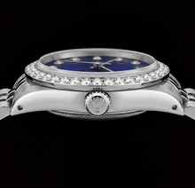 Afbeelding in Gallery-weergave laden, Rolex Datejust 16200 36mm Blauwe Diamanten Wijzerplaat Roestvrij Staal Horloge
