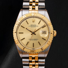 Afbeelding in Gallery-weergave laden, Rolex Datejust 16233 36mm Champagne Wijzerplaat met Streepindexen Tweekleurig Horloge
