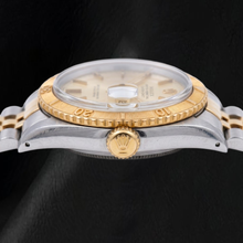 Afbeelding in Gallery-weergave laden, Rolex Datejust 16233 36mm Champagne Wijzerplaat met Streepindexen Tweekleurig Horloge
