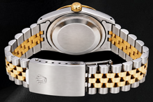 Afbeelding in Gallery-weergave laden, Rolex Datejust 16233 36mm Tweekleurig Horloge met Zilverkleurige Wijzerplaat met Streepindexen

