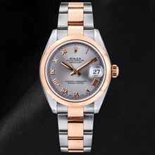 Afbeelding in Gallery-weergave laden, Rolex Datejust 178241 31 mm Tweekleurig Horloge met Grijze Romeinse Wijzerplaat
