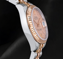 Afbeelding in Gallery-weergave laden, Rolex Datejust 178271 Zalmkleurige Florale Wijzerplaat 31 mm Tweekleurig Horloge
