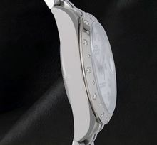 Afbeelding in Gallery-weergave laden, Rolex Datejust 178344 31mm Witte Parelmoeren Romeinse Wijzerplaat Roestvrij Staal Jubilee-armband Horloge
