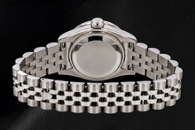 Afbeelding in Gallery-weergave laden, Rolex Datejust 179160 26mm Wit Parelmoer Diamanten Wijzerplaat Roestvrij Staal Horloge
