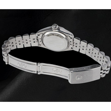 Afbeelding in Gallery-weergave laden, Rolex Datejust 26 mm roze parelmoer diamanten wijzerplaat roestvrij staal horloge
