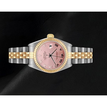 Afbeelding in Gallery-weergave laden, Rolex Datejust 26mm Jaar 2002 Romeinse Wijzerplaat Tweekleurig Dameshorloge
