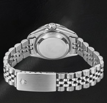 Afbeelding in Gallery-weergave laden, Rolex Datejust 26mm 6916 Paarse Diamanten Wijzerplaat Jubilee-armband Roestvrij Staal Horloge
