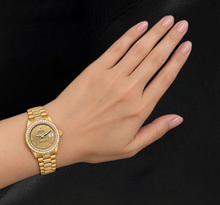 Afbeelding in Gallery-weergave laden, Rolex Datejust 26mm 69178 Champagne Jubilee Wijzerplaat met Romeinse Cijfers 18K Geelgoud Horloge

