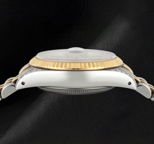Afbeelding in Gallery-weergave laden, Rolex Datejust 26mm 6917 Zalmkleurige Diamanten Wijzerplaat Tweekleurig Horloge
