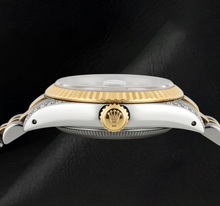 Afbeelding in Gallery-weergave laden, Rolex Datejust 26mm 6917 Zalmkleurige Diamanten Wijzerplaat Tweekleurig Horloge
