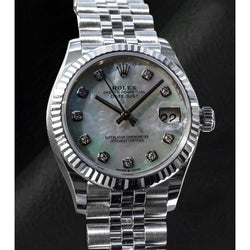 Rolex Datejust 31mm Parelmoer Diamanten Horloge