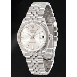 Rolex Datejust 31mm Zilver Lichtgevend Dameshorloge