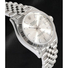 Afbeelding in Gallery-weergave laden, Rolex Datejust 31mm Zilver Lichtgevend Dameshorloge
