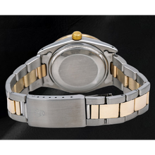 Afbeelding in Gallery-weergave laden, Rolex Datejust 31 mm blauwe diamanten wijzerplaat two-tone Oyster armbandhorloge
