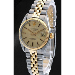 Rolex Datejust 31 mm champagnestok tweekleurig horloge