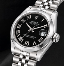 Afbeelding in Gallery-weergave laden, Rolex Datejust 31mm 178240 Roestvrij Staal Horloge met Zwarte Romeinse Wijzerplaat
