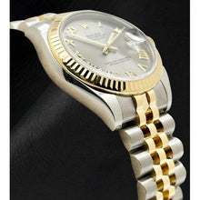 Afbeelding in Gallery-weergave laden, Rolex Two Tone met Edelsteen – hoekaanzicht
