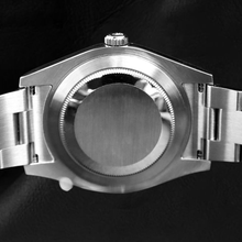Afbeelding in Gallery-weergave laden, Rolex Datejust 41 mm blauwe Romeinse wijzerplaat roestvrij staal Oyster armband horloge
