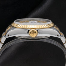 Afbeelding in Gallery-weergave laden, Rolex Datejust 6824 31mm Wit Parelmoer Romeinse Diamanten Wijzerplaat Tweekleurig Jubilee-armband Horloge
