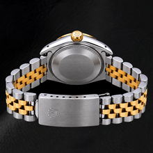 Afbeelding in Gallery-weergave laden, Rolex Datejust 68273 31mm Blauwe Diamanten Wijzerplaat Tweekleurig Horloge
