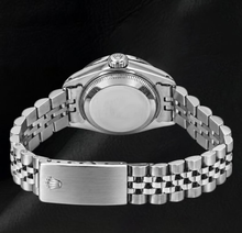 Afbeelding in Gallery-weergave laden, Rolex Datejust 6916 26mm Rode Diamanten Wijzerplaat Diamanten Lunette Roestvrij Staal Horloge
