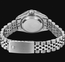 Afbeelding in Gallery-weergave laden, Rolex Datejust 6916 26mm Turkoois Parelmoer Diamanten Wijzerplaat Roestvrij Staal Horloge

