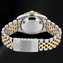 Afbeelding in Gallery-weergave laden, Rolex Datejust 69173 26mm Witte Diamanten Wijzerplaat Tweekleurig Horloge

