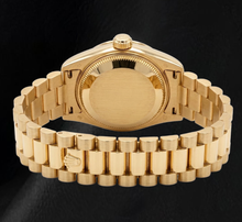 Afbeelding in Gallery-weergave laden, Rolex Datejust 69178 26mm Groene Diamanten Wijzerplaat Geelgoud Horloge
