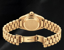 Afbeelding in Gallery-weergave laden, Rolex Datejust 69178 26mm Oranje Romeinse Wijzerplaat 18K Geelgoud Horloge
