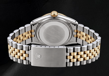 Afbeelding in Gallery-weergave laden, Rolex Datejust 6917 26mm Wit Parelmoer Diamanten Wijzerplaat Tweekleurig Horloge
