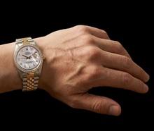Afbeelding in Gallery-weergave laden, Rolex Datejust Herenhorloge Parelmoer Diamant Wijzerplaat Tweekleurig SNELLE INSTELLING
