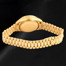 Afbeelding in Gallery-weergave laden, Rolex Datejust Jaar 2003 Wit Parelmoer Diamant Wijzerplaat 26 mm Geel Goud Dameshorloge
