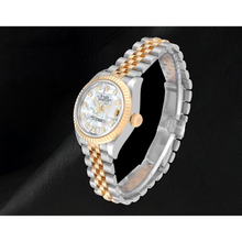 Afbeelding in Gallery-weergave laden, Rolex Datejust Tweekleurig 28 mm Parelmoer Diamant 279173 Dameshorloge
