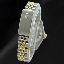 Afbeelding in Gallery-weergave laden, Rolex Datejust champagne diamanten wijzerplaat 26 mm jaar 2001 tweekleurig horloge
