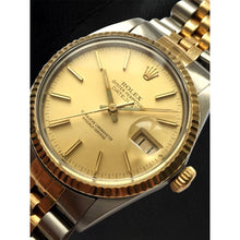 Afbeelding in Gallery-weergave laden, tweekleurig herenhorloge Rolex
