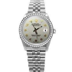Rolex Dateumjust diamant Arabische wijzerplaat Datumjust roestvrijstalen jubileumhorloge SNELLE INSTELLING