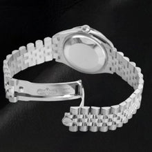 Afbeelding in Gallery-weergave laden, Rolex Datumjust 31 dameshorloge van wit Romeins jubileumstaal P3
