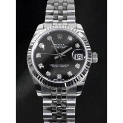 Rolex Datejust 31mm Diamanten Stip Jubilee Roestvrij Staal Dameshorloge