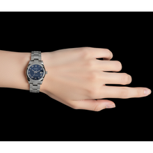 Afbeelding in Gallery-weergave laden, Rolex Datumjust 31 mm roestvrijstalen dameshorloge met blauwe Romeinse wijzerplaat P3
