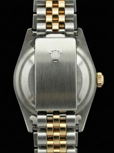 Afbeelding in Gallery-weergave laden, Rolex Datumjust Dameshorloge roestvrij staal &amp; Gele Armband Bruine Stok
