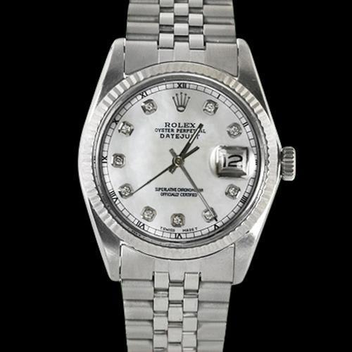 Rolex Datumjust Herenhorloge Met Diamanten Uurmarkeringen SNELLE INSTELLING
