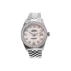 Rolex Datumjust Herenhorloge Parelmoer Roze Dweil snel ingesteld