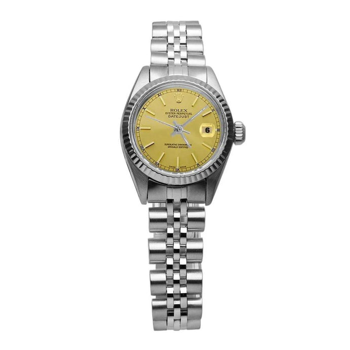 Rolex Datumjust Horloge dameswijzer Rolex Roestvrijstalen jubileum Datumjust
