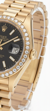 Afbeelding in Gallery-weergave laden, Rolex Datumjust Stok wijzerplaat presidentiële stijl dameshorloge diamanten rand
