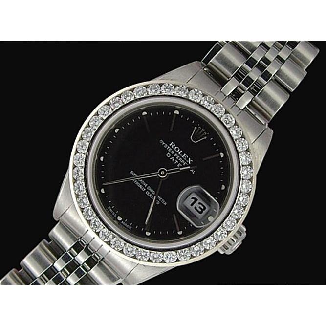 Rolex Datumjust dameshorloge met diamanten rand Datumjust
